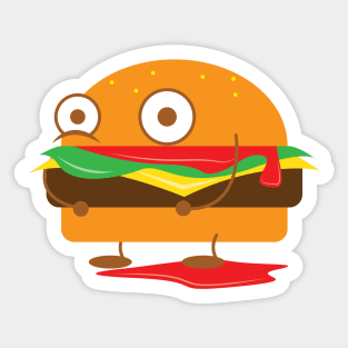 Burger Sticker